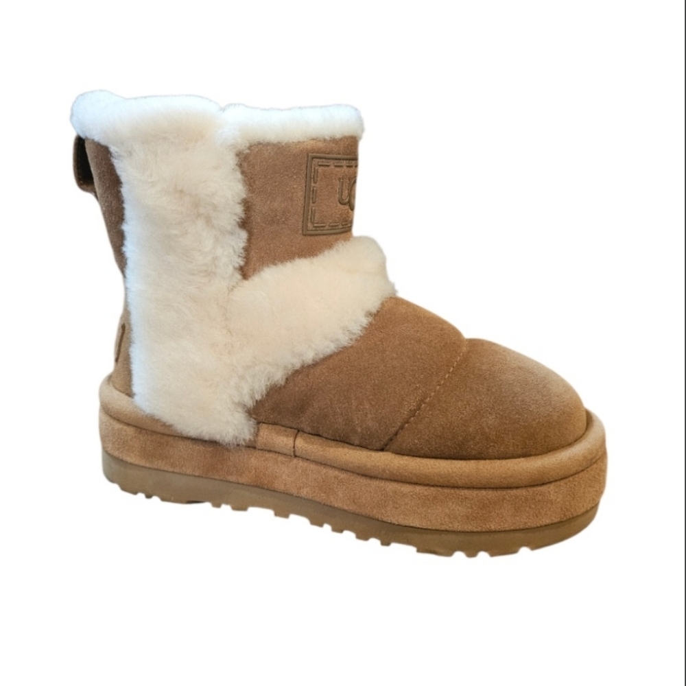 UGG Classic Chillapeak Chestnut Platform Boots Womens Size 7 S/N 1144046 NEW